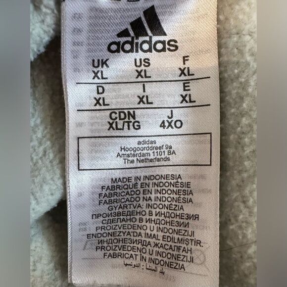 Adidas Men's French Terry Tapered-Cuff 3-Stripes Joggers HL2271. Green Size XL. - Picture 8 of 9